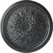 Ekena Millwork Luton Ceiling Medallion (Fits Canopies up to 1 1/8"), Hand-Painted Pewter, 15 3/4"OD x 5/8"P CM16LUPES - alternate 1